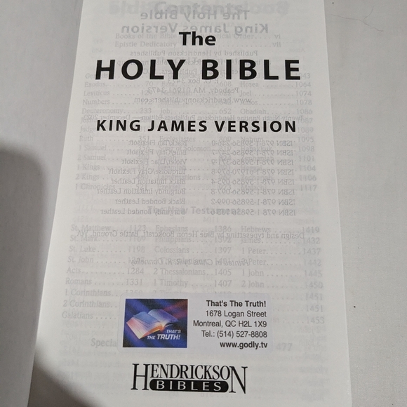 KJV Personal Size Giant Print Reference Edition Bible Hendrickson Bibles - Picture 10 of 14